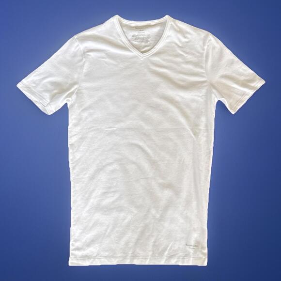 Tommy John Other - 1 TOMMY JOHN COTTON BASICS STAY TUCKED V-NECK T-SHIRT UNDERSHIRT- WHITE- SIZE M